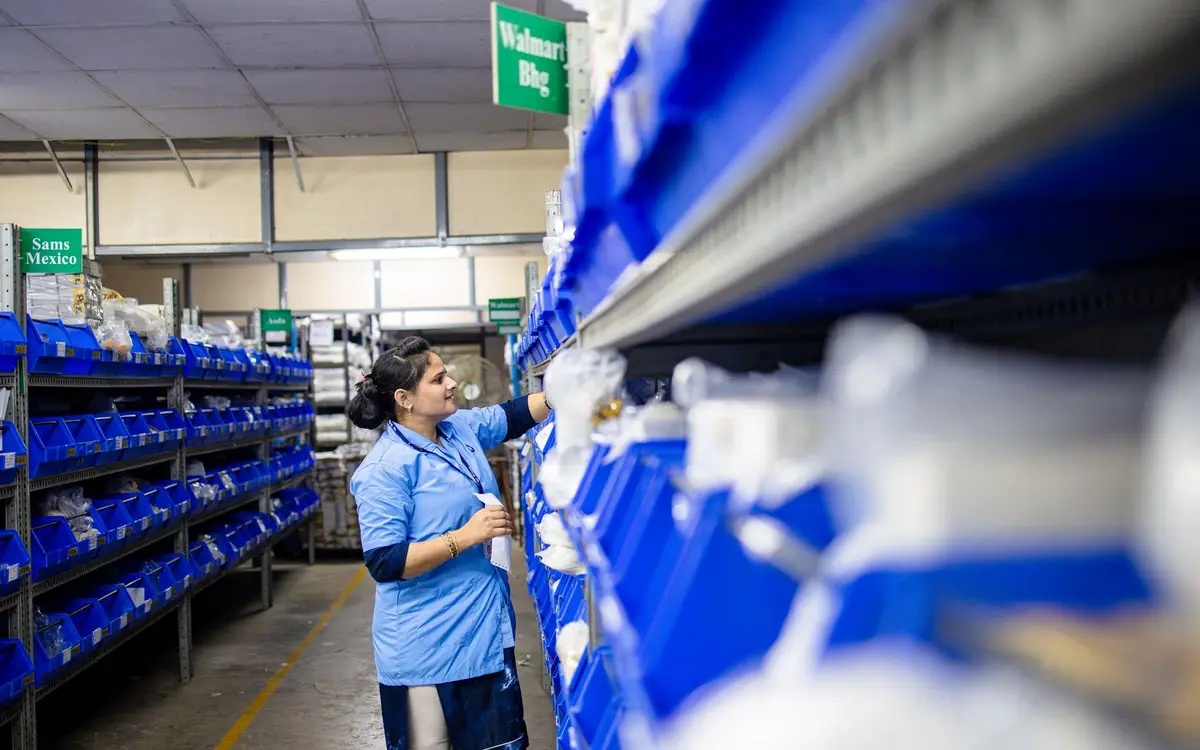 Organisation des stocks dans un entrepôt