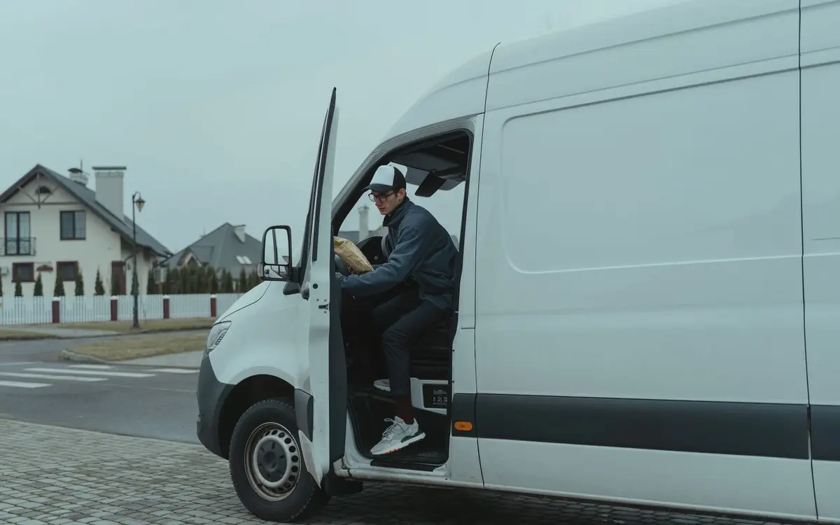 Livraison depuis un véhicule utilitaire
